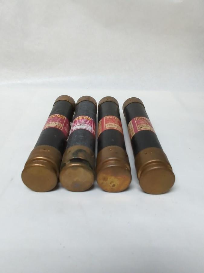 Used COOPER BUSSMANN,FRS-R-35,FUSETRON 35 AMP FUSE LOT OF 4