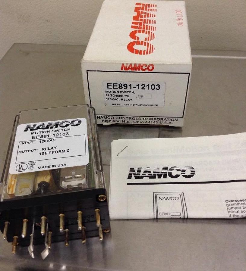 Namco,EE891-12103,Motion Switch Relay NOS