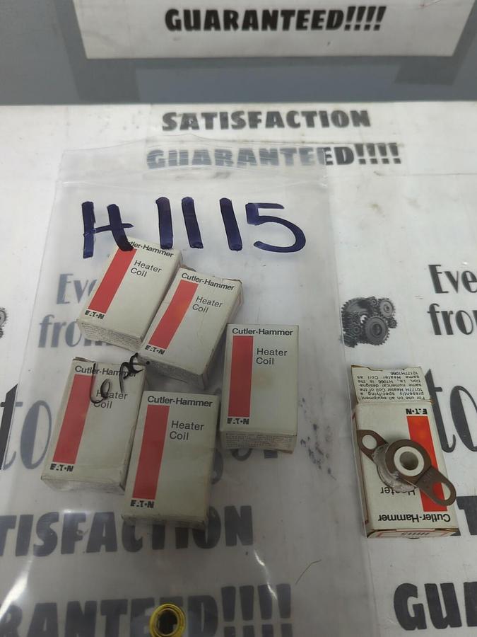 CUTLER HAMMER,H1115,HEATER COILS LOT OF 6 NOS