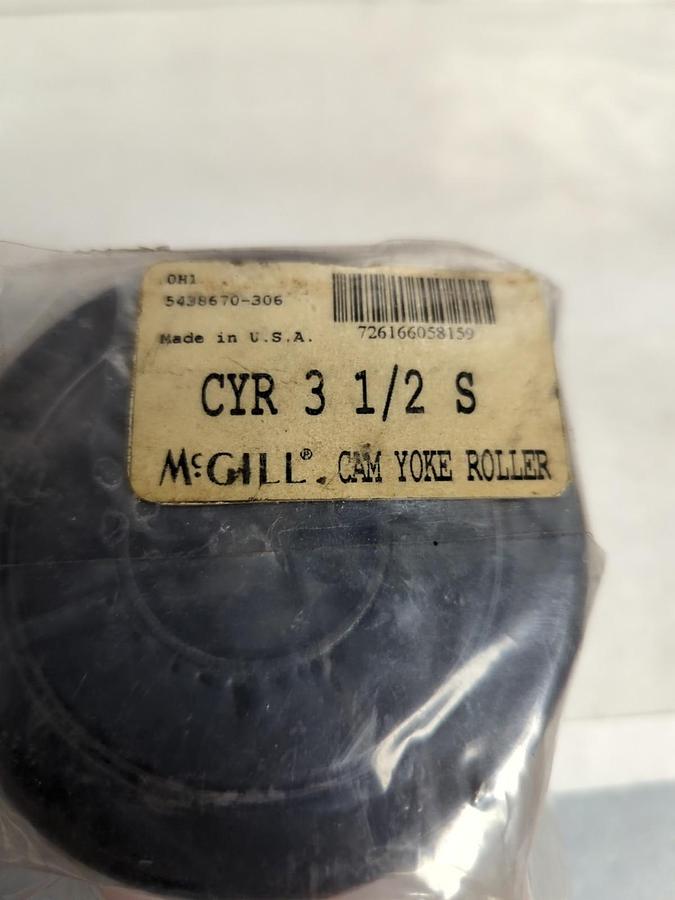 McGILL,CYR-3-1/2S,CAM YOKE ROLLER NOS