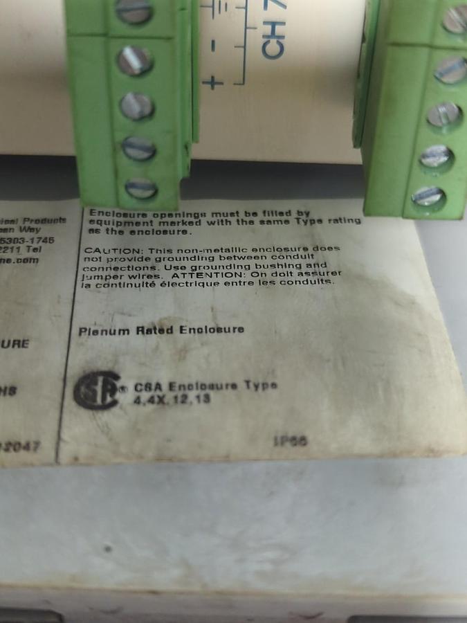 Used HOFFMAN IMI,A864CHQRFG,VIBRATION INTERFACE ENCLOSURE PRE-OWNED