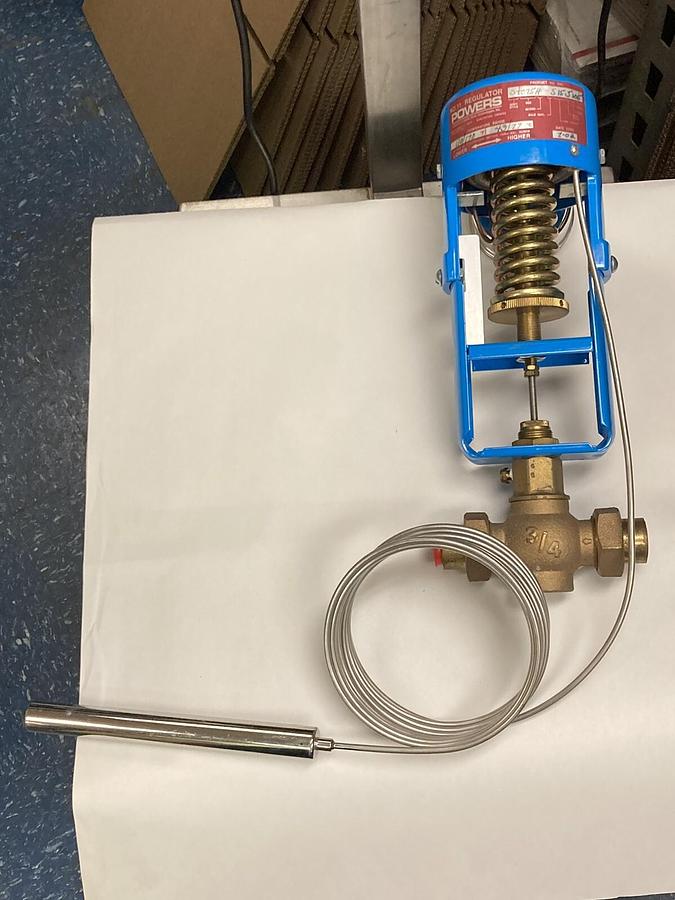 Used Powers,595-ST075H-515J105,3/4 INCH NO. 11 Regulator  110/170°F