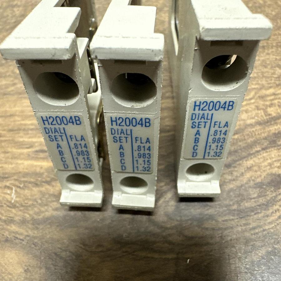 Used Cutler Hammer,H2004B,Overload Heater Elements LOT of 3