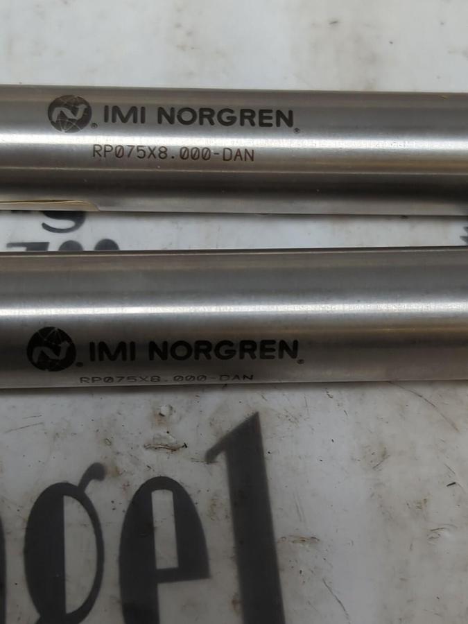 IMI NORGREN,RP075X8.00-DAN,AIR CYLINDERS LOT OF 2 NOS