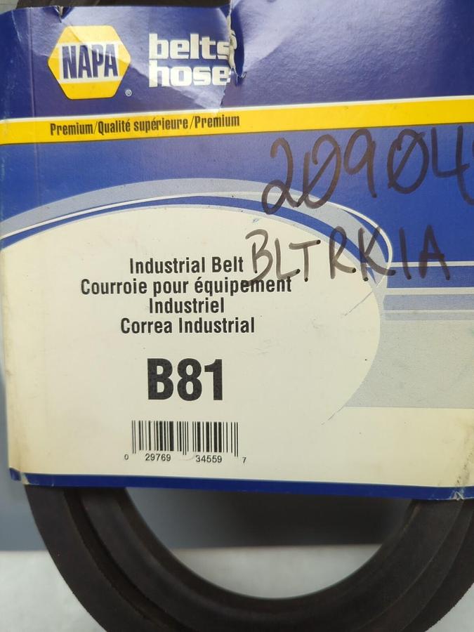 NAPA,B81,INDUSTRIAL BELT NOS