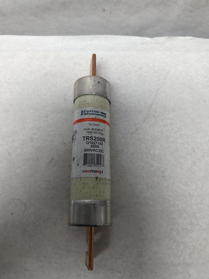 Used FERRAZ SHAWMUT,TRS200R,TRI0ONIC 200 AMP FUSE PRE-OWNED
