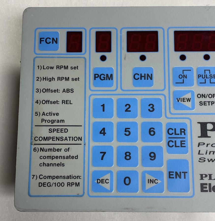 Used ELECTRO CAM,PS-4011-10-P16-G, PROGRAMMABLE LIMIT SWITCH