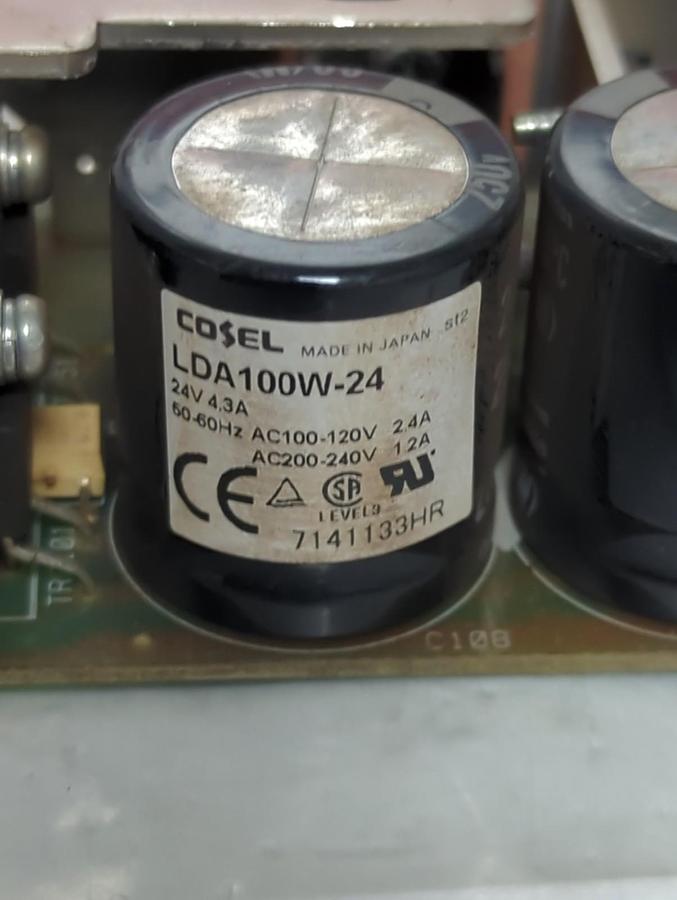 Used COSEL,LDA100W-24,POWER SUPPLY BOARD PRE-OWNED