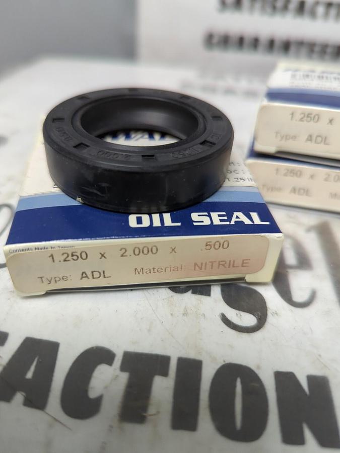 HARWAL,1.250X2.000X.500 TYPE ADL,OIL SEALS LOT OF 5 NOS