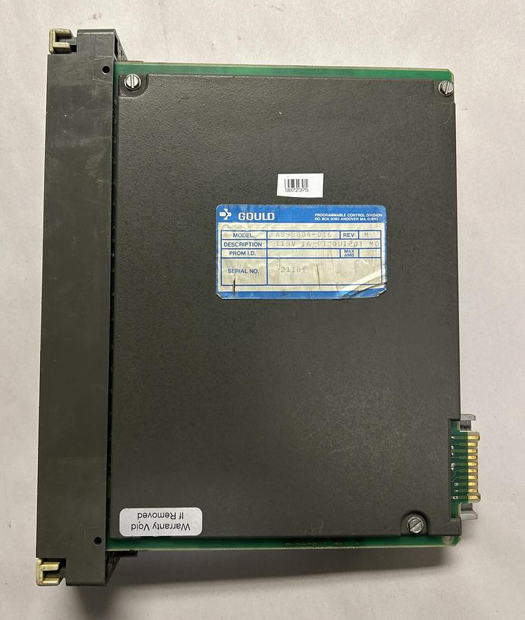 Used MODICON GOULD,AEG AS-B804-016,OUTPUT MODULE