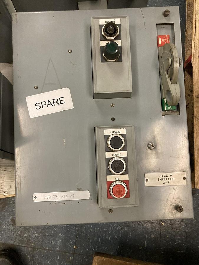 Used Allen-Bradley,2106B,Size 1 MCC 20 Inch Reversing Starter Feeder Bucket