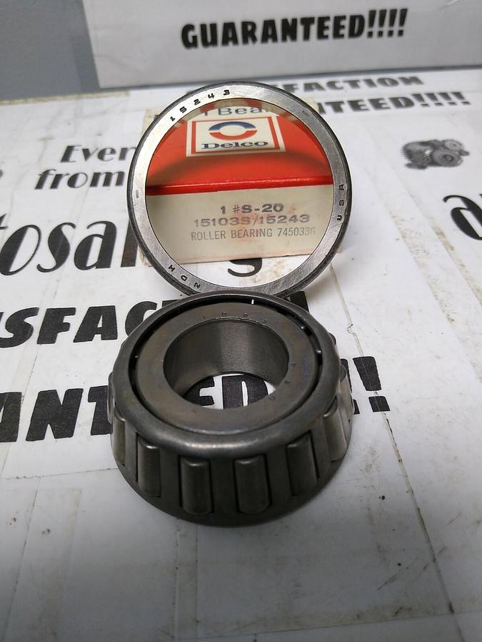 Used Delco NDH,#S-20 15103S/15243,Roller Bearing NOS