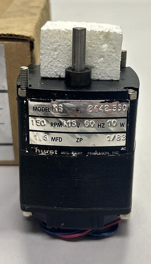 Used HURST,2442-560,SYNCHRONOUS INSTRUMENT MOTOR NEW