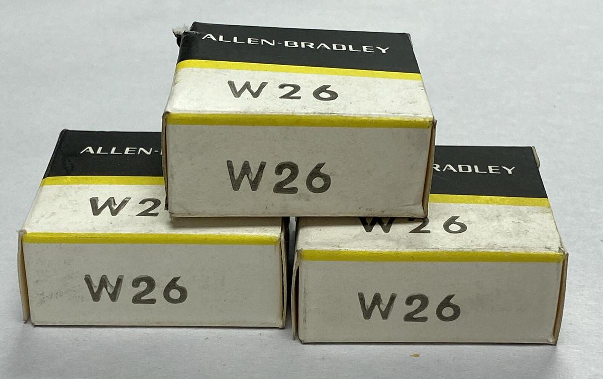 Allen-Bradley,W26,Heater Lot Of 3 NOS
