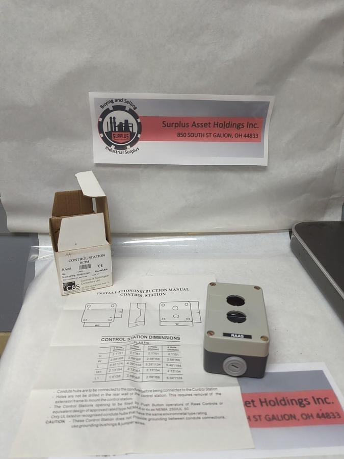 SHAMROCK CONTROLS,RC2M RAAS,CONTROL STATION ENCLOSURE NOS