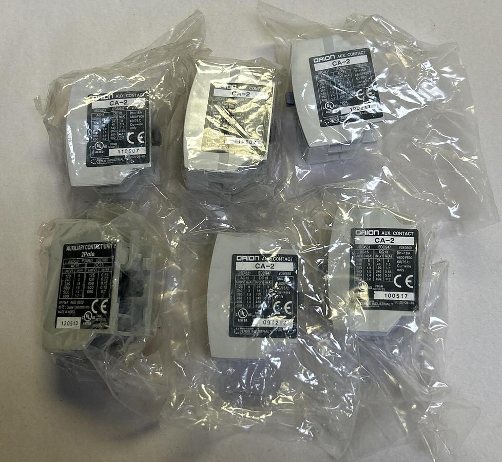 ORION,CA-2,AUXILIARY CONTACT LOT OF 6 NOS
