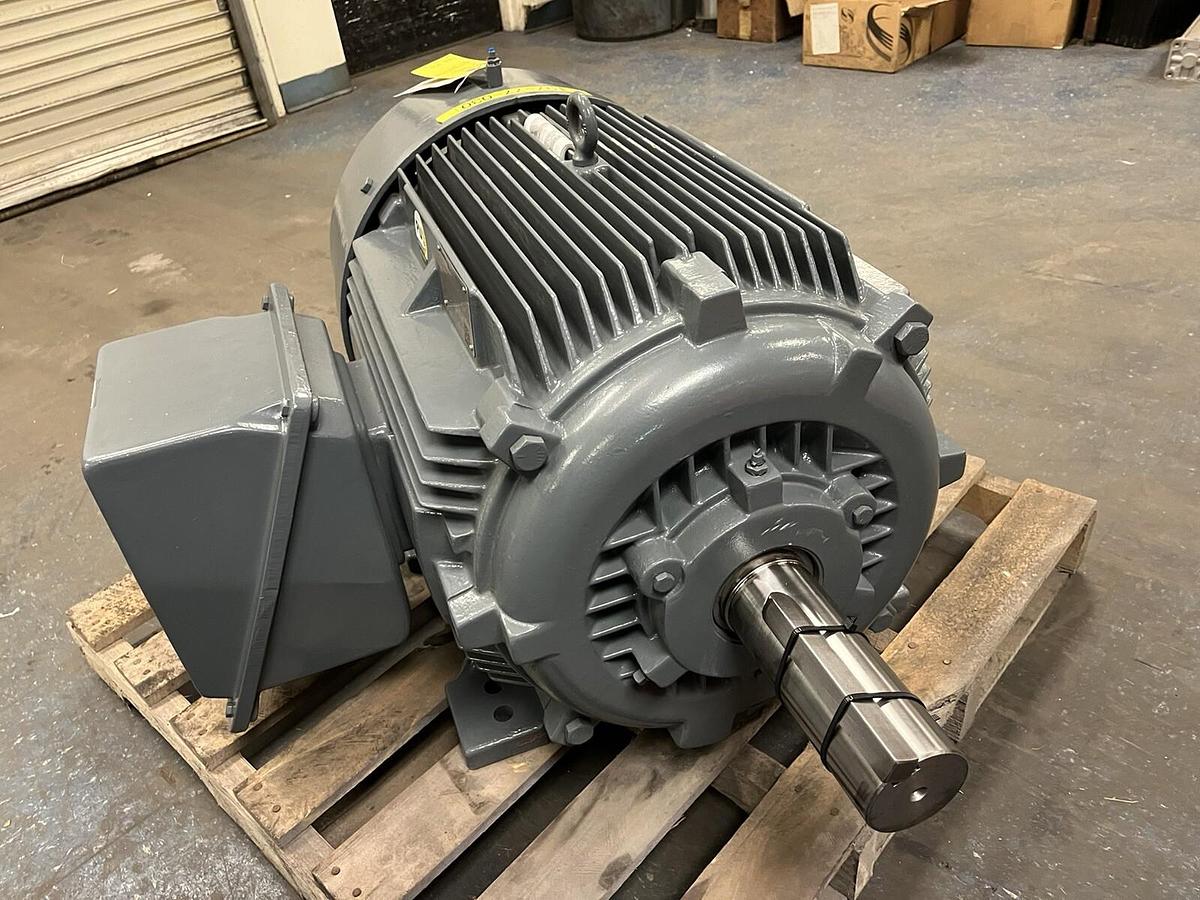 Used SIEMENS,1LE23214AC212AA3,SD100 MOTOR 75HP 1185RPM 460V 405T