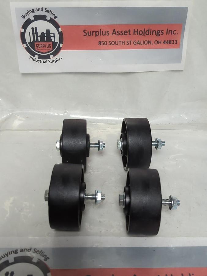 MALLARD,MB330-01,PALLET FLOW WHEELS WITH HARDWARE LOT OF 4 NOS
