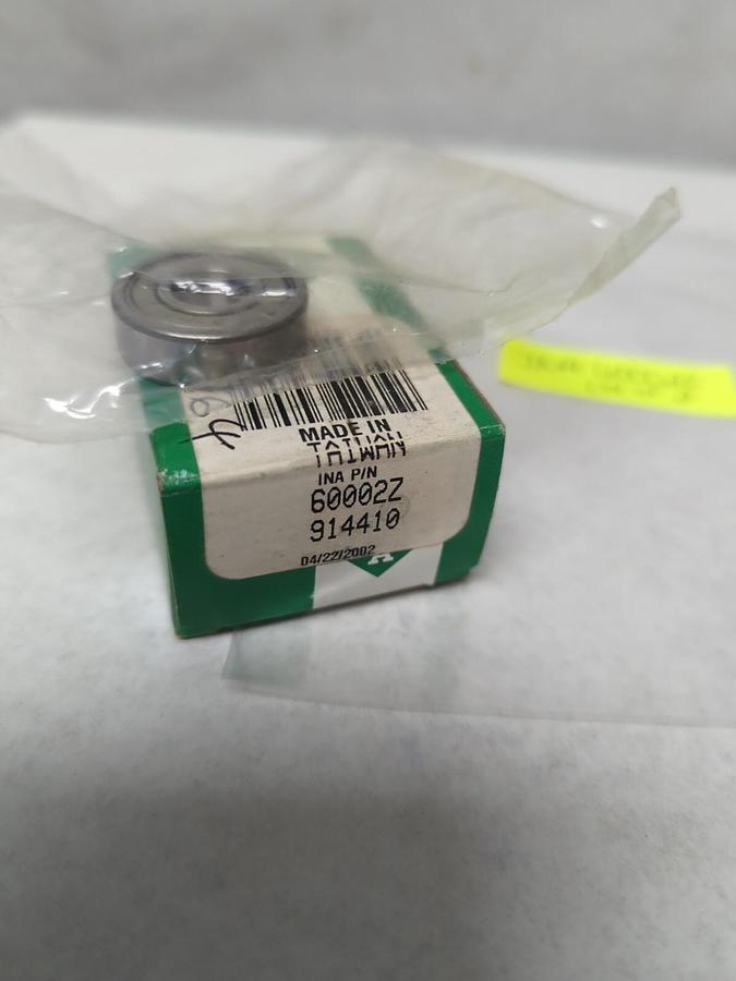 INA,60002Z,DEEP GROOVE BALL BEARING DOUBLE SHIELDED LOT OF 2 NOS
