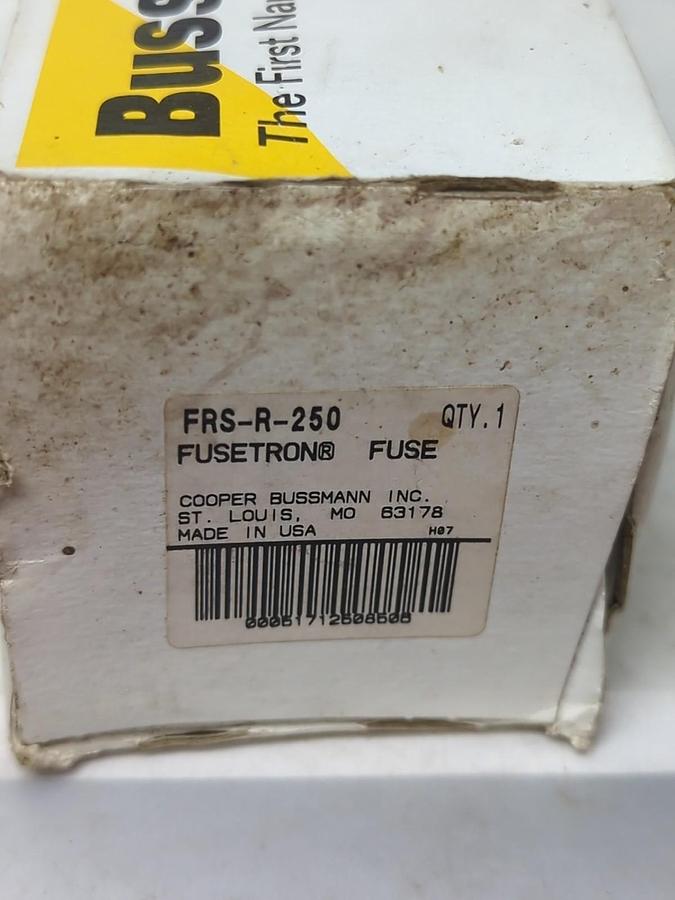COOPER BUSSMANN,FRS-R-250,FUSETRON 250 AMP FUSE NOS