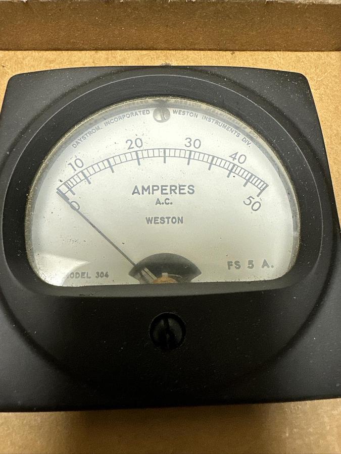 Weston,304,Triplett Type 0-50 Amps AC