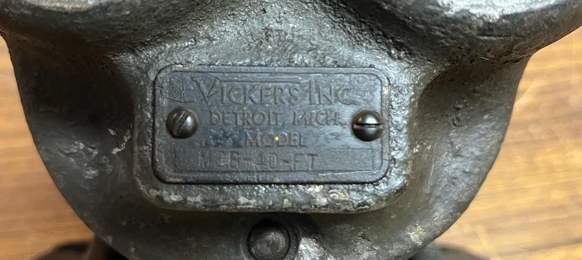 Used VICKERS,M2B-40-FT,HYDRAULIC VANE PUMP