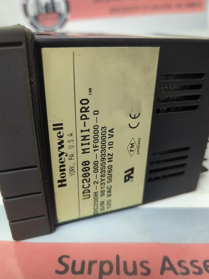 Used HONEYWELL,UDC2000,MINI-PRO UNIVERSAL DIGITAL COUNTER PRE-OWNED