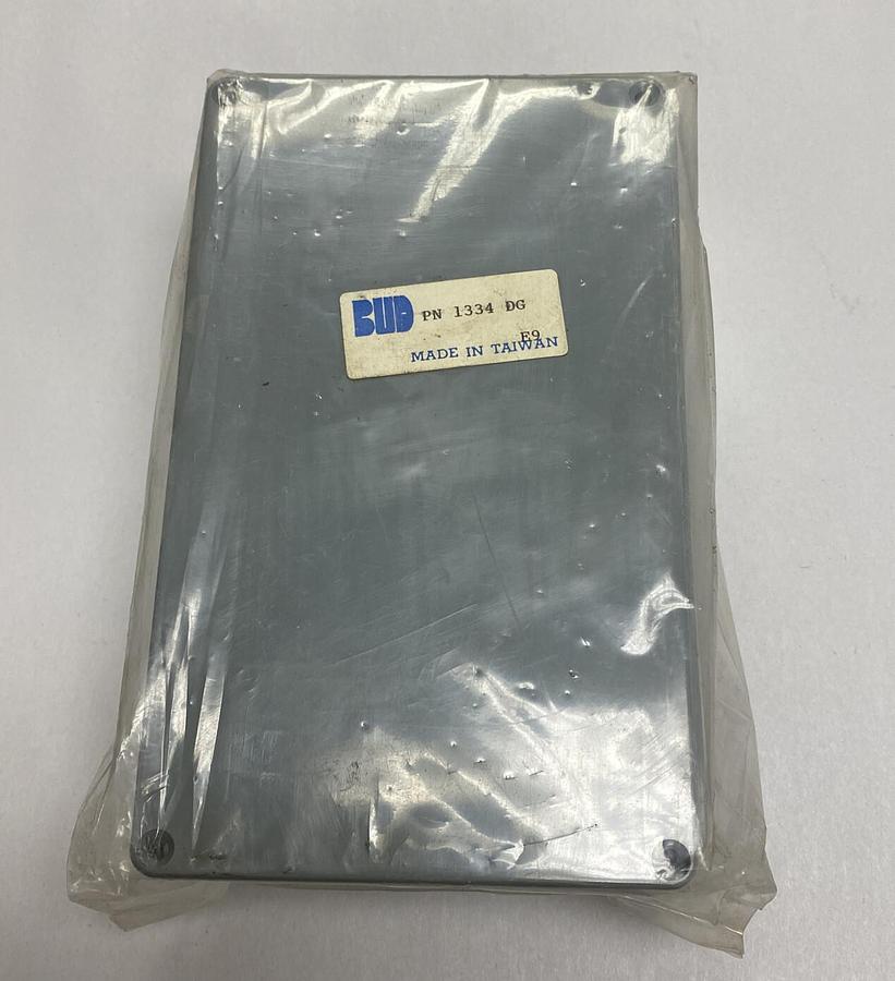 Used BUD INDUSTRIES,PN-1334-DG,ENCLOSURE JUNCTION BOX NOS
