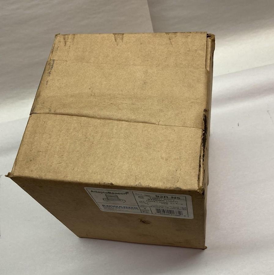 Used Edwards Signaling,92R-N5,AdaptaBeacon Light Duty Strobe Light 120Vac 50/60Hz