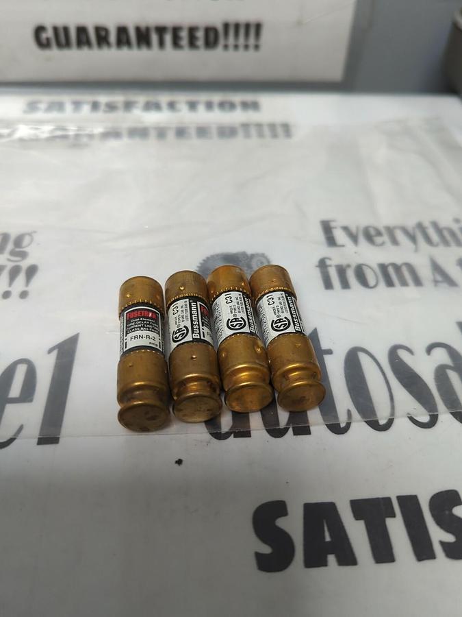 FUSETRON,FRN-2,FUSE 2 AMP LOT OF 4 NOS