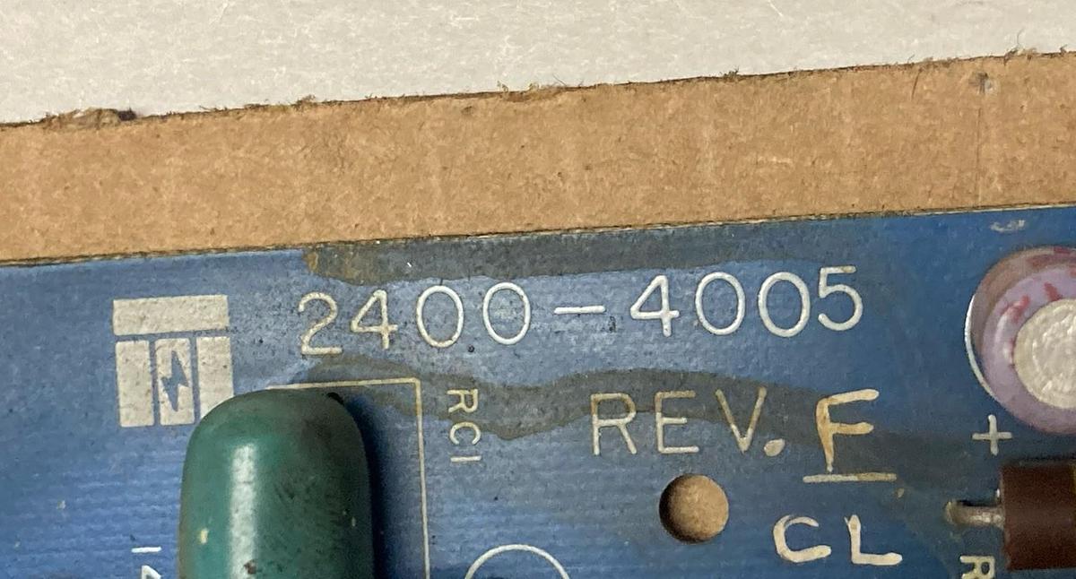 Used Unbranded,2400-4005,Circuit Board Rev F