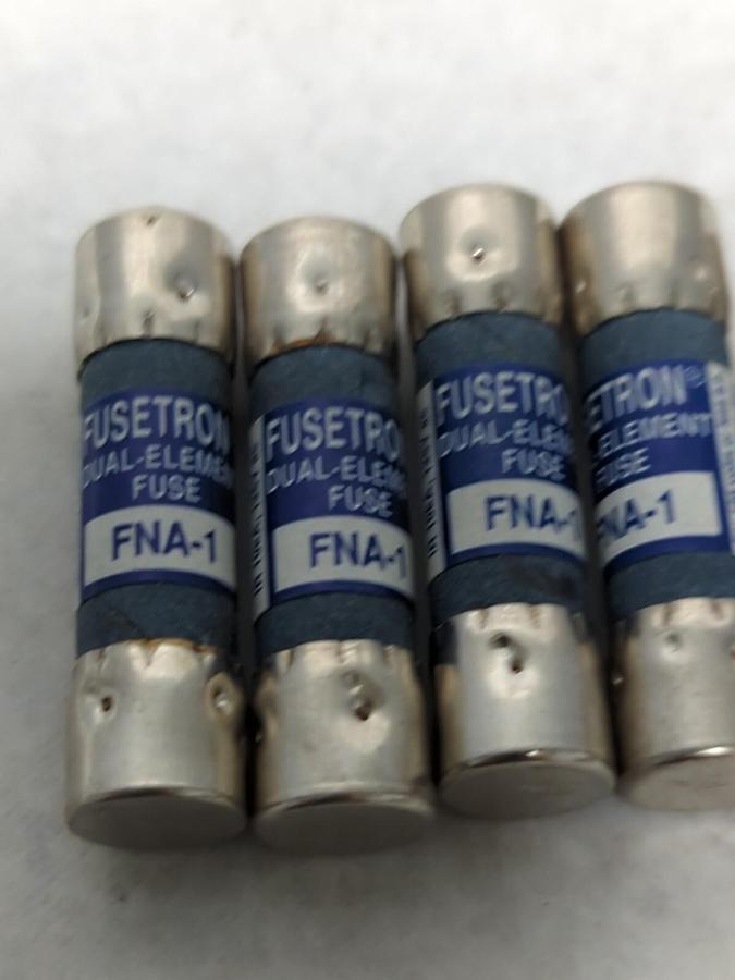 COOPER BUSSMANN,FNA-1,FUSETRON 1 AMP FUSE LOT OF 5 NOS