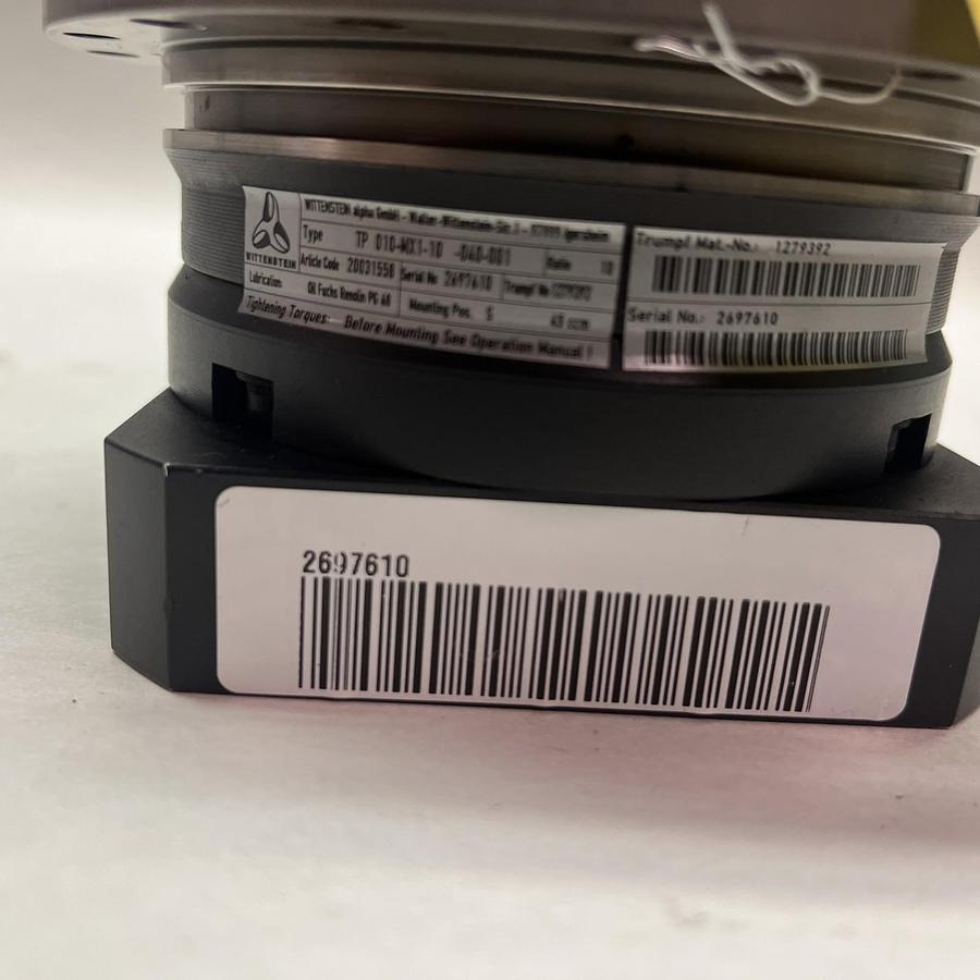 WITTENSTEIN,TP-010-MX1-10-040-001,PLANETARY HEAD GEAR REDUCER RATIO 10