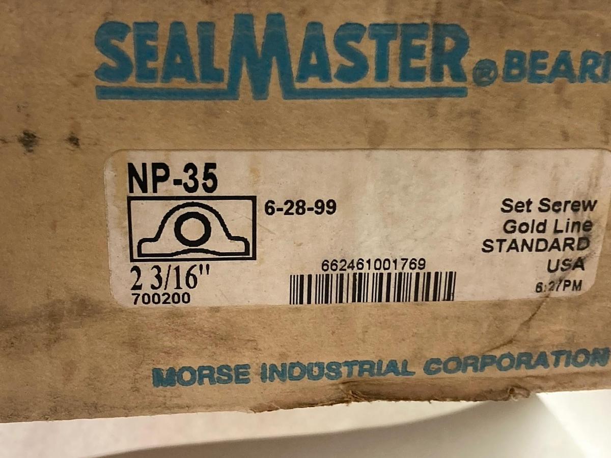 SealMaster,NP-35,Pillow Block Bearing 2-3/16 Inch Bore