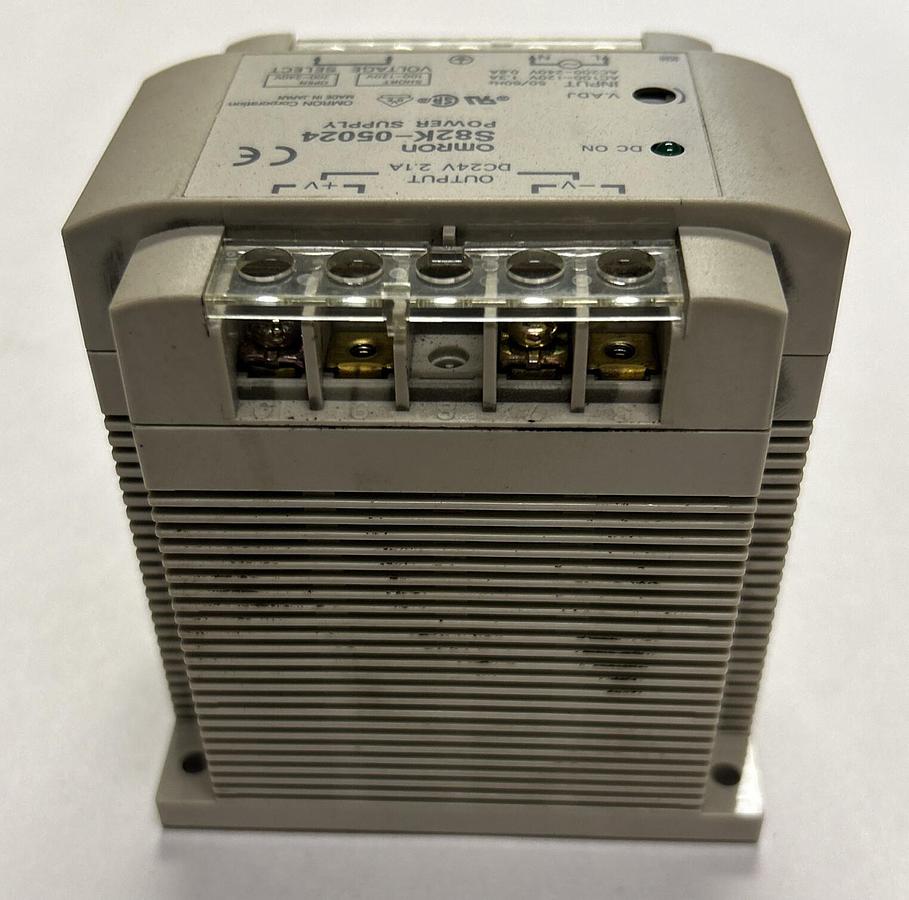 Used OMRON,S82K-05024,POWER SUPPLY 1.3A 100-240V