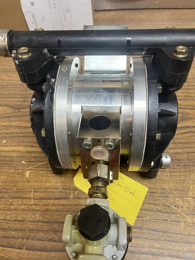 Used KREMLIN REXSON,PMP150,DOUBLE DIAPHRAGM PUMP 1:1 RATIO 6 BAR 3/8"