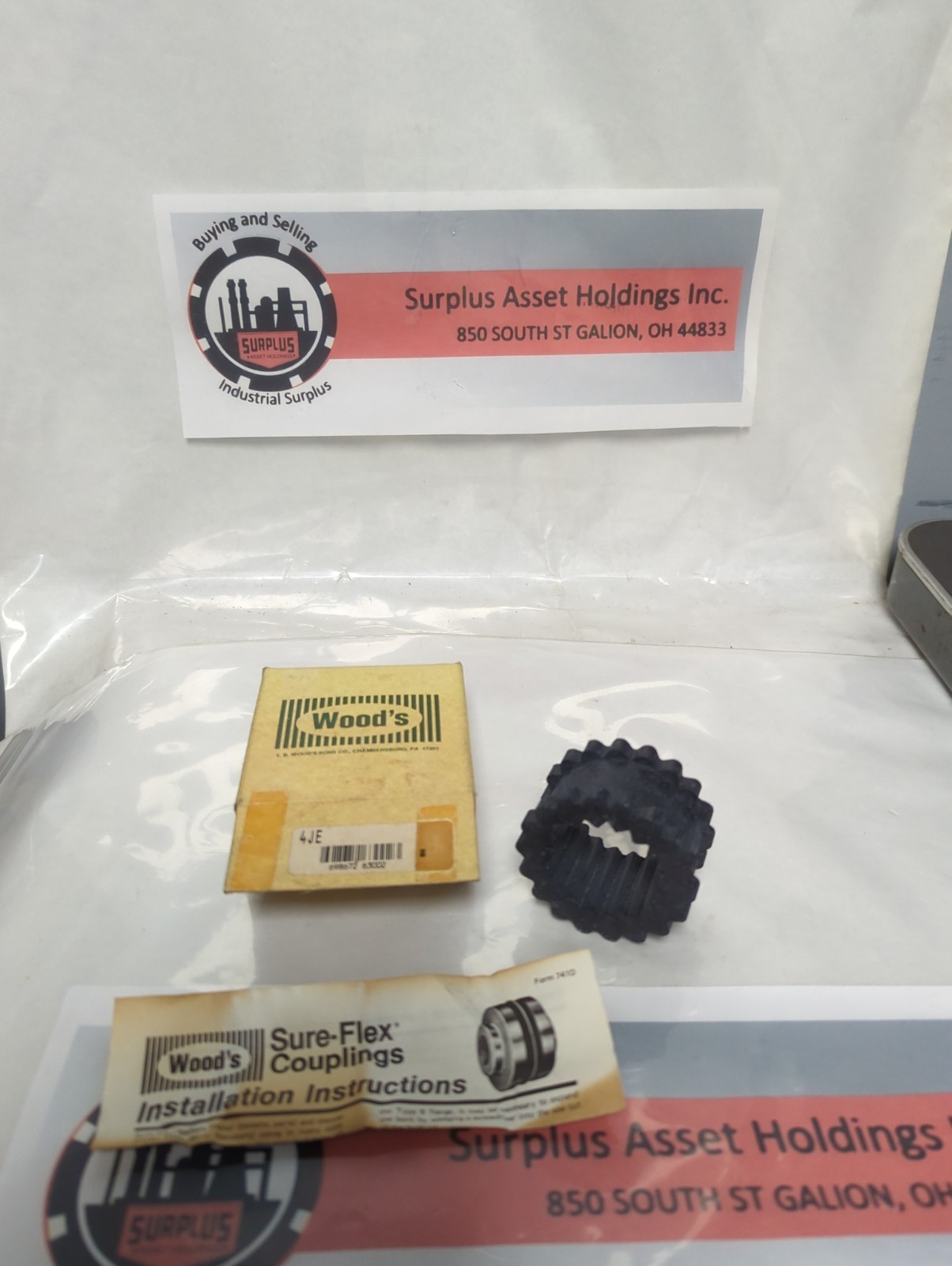TB WOOD'S,4JE,SURE-FLEX COUPLING SLEEVE NOS