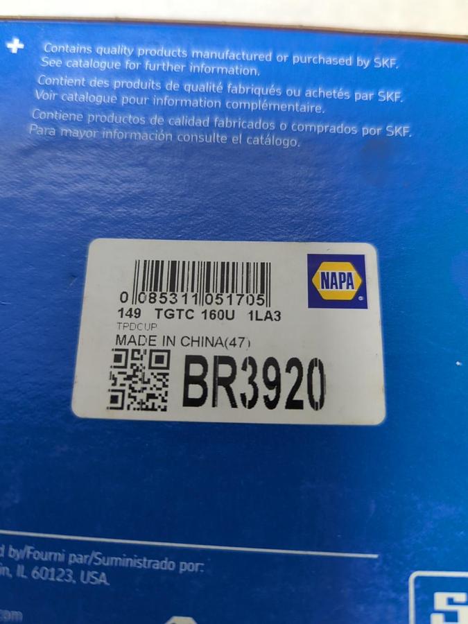 SKF,BR3920,ROLLER BEARING CUP NOS
