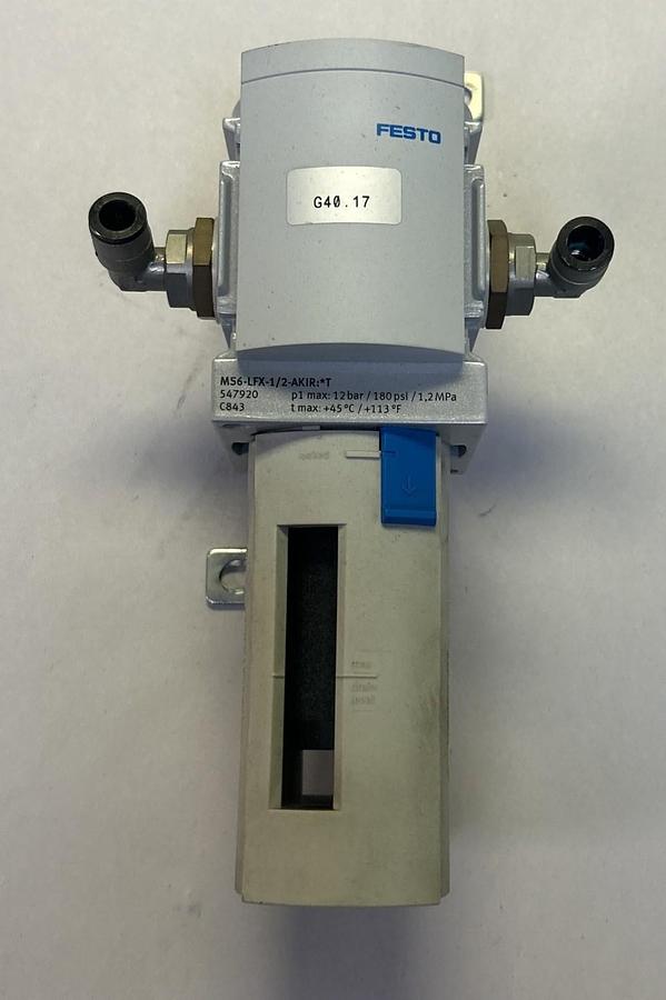 Used FESTO,MS6-LFX-1/2-AKIR,FILTER REGULATOR