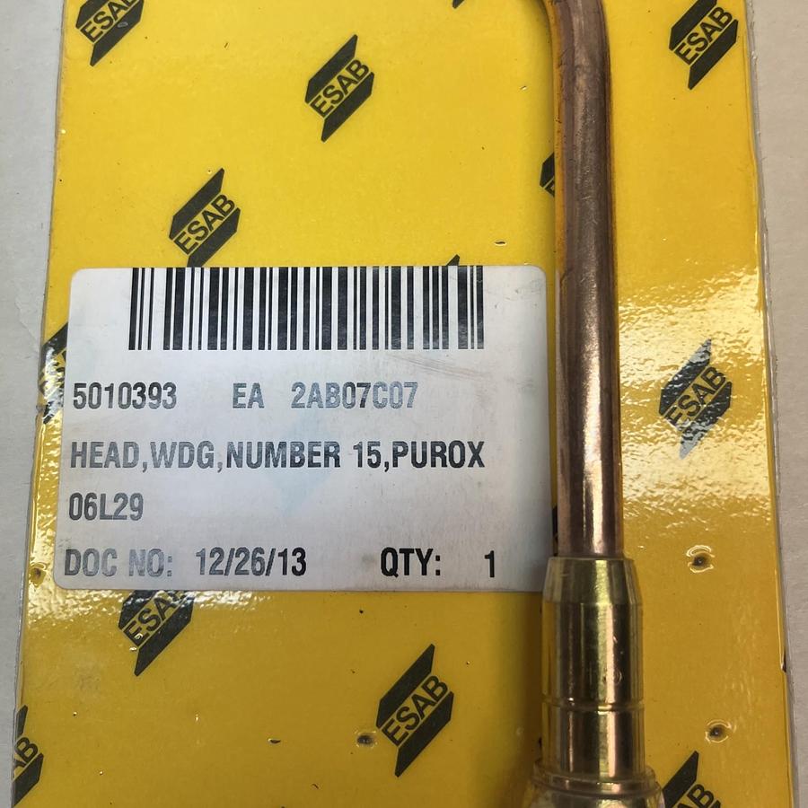 Used ESAB,639443,ACETYLENE WELDING TORCH TIP PUROX W-300 #15 LOT OF 2