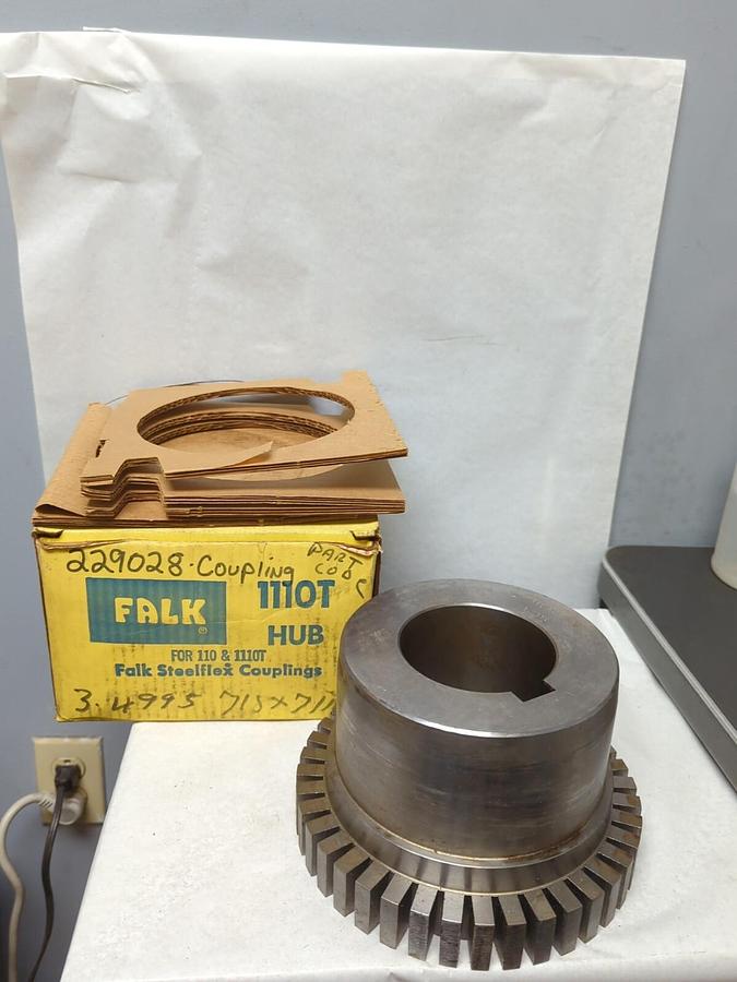 FALK,110T,HUB FOR 110 & 110T STEELFLEX COUPLINGS 3.4995 INCH BORE NOS