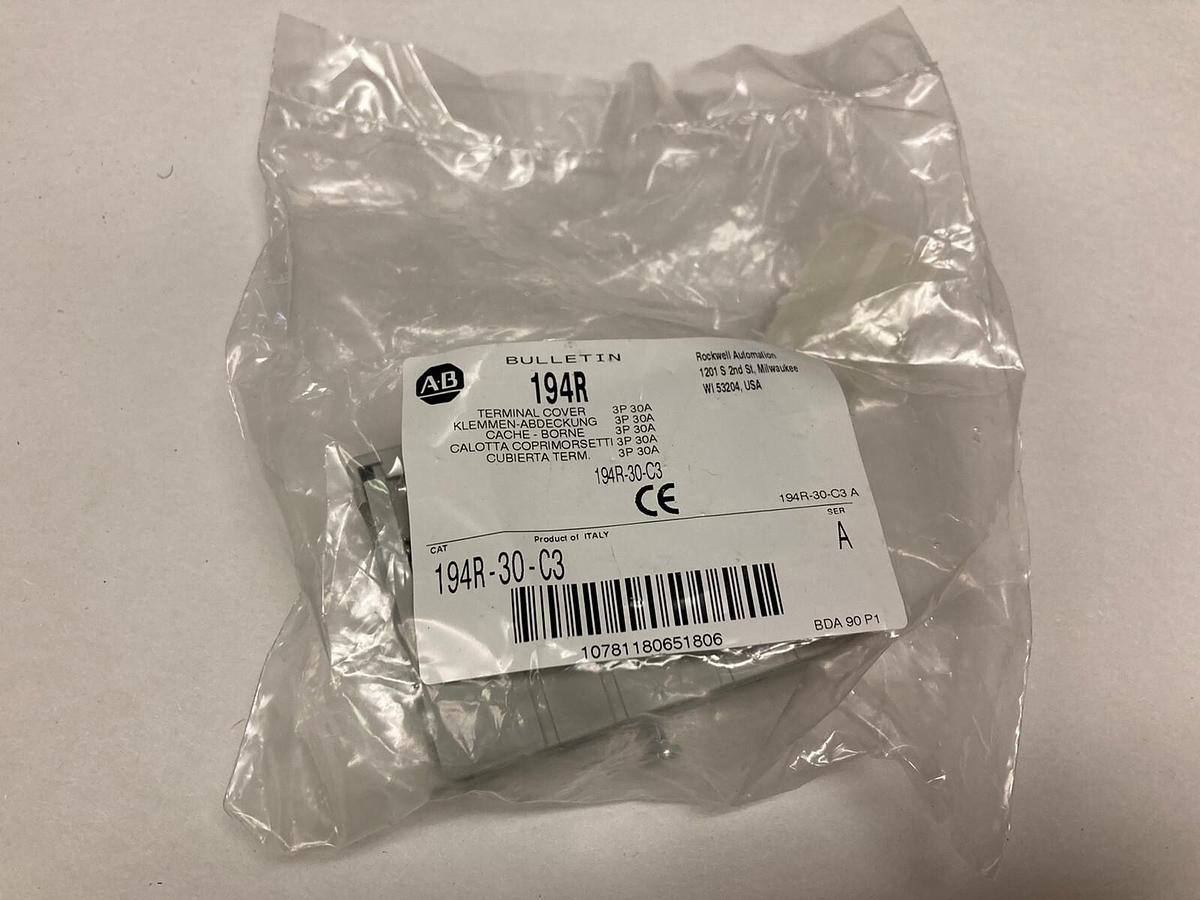 Allen Bradley,194R-30-C3,Disconnect Terminal Cover