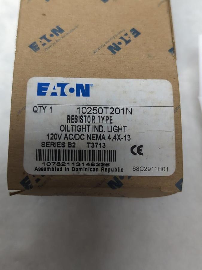 EATON,10250T201N,SERIES B2 OILTIGHT INDICATOR LIGHT NOS