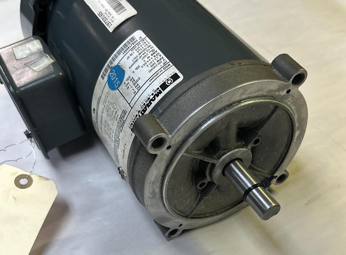 Used MARATHON,5K38RN44A,MOTOR 1HP 3450RPM 200-230/460V 3PH 56C FRAME