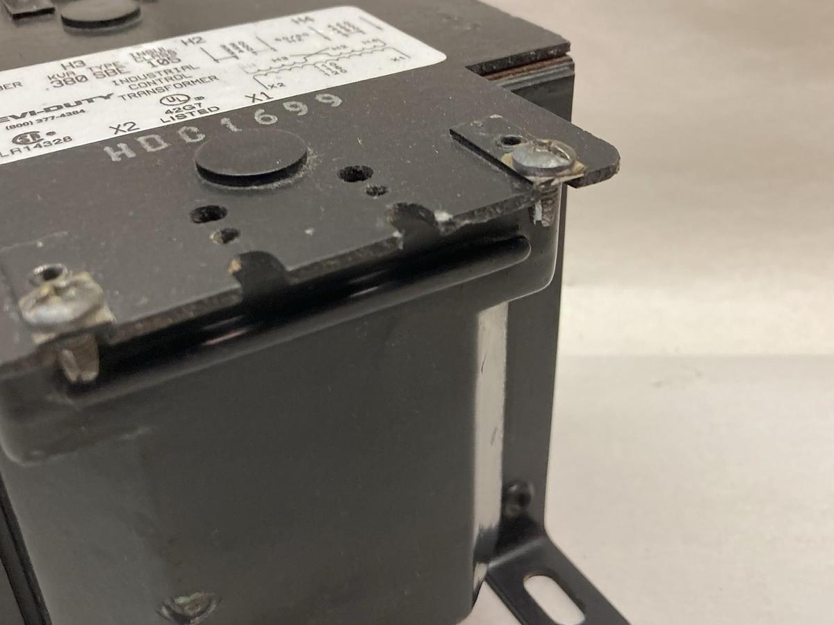 Used EGS Hevi-Duty,E380,Industrial Control Transformer 0.380kva Type SBE Class 105