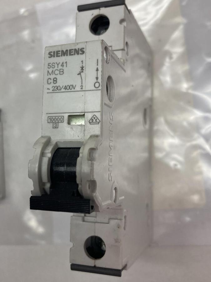 Siemens,5SY4108-7,Circuit Breaker 20kA 230/400V LOT OF 2