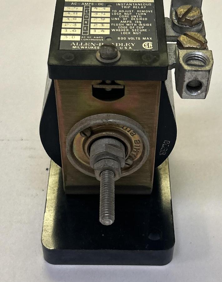 Used ALLEN BRADLEY,809-A02E,INSTANTANEOUS TRIP RELAY