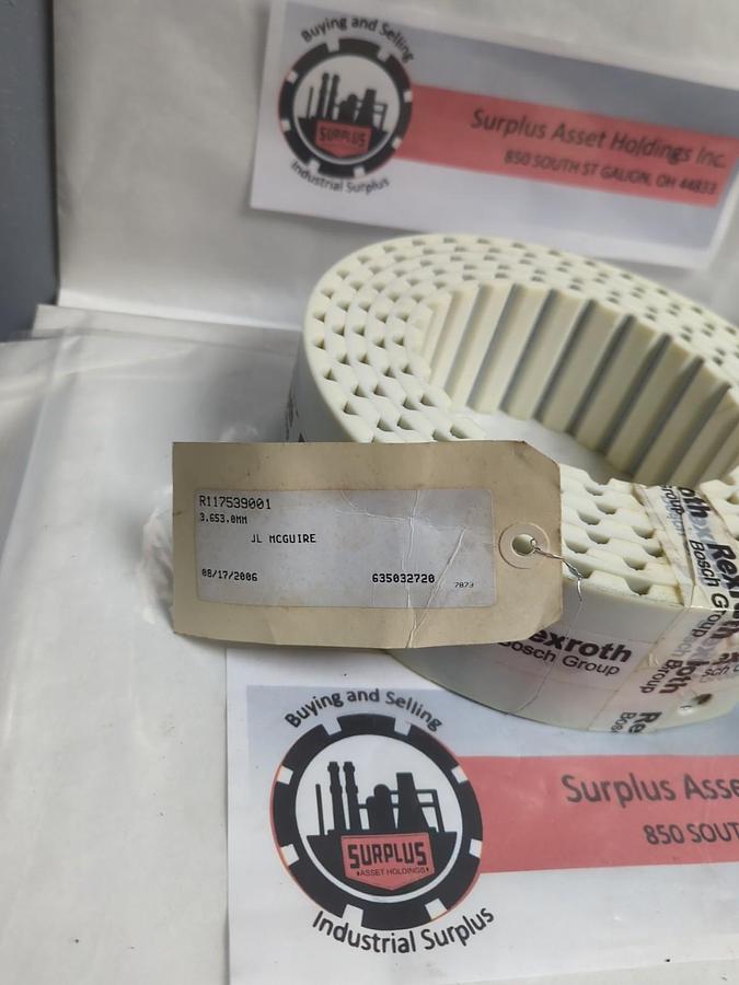 REXROTH,R117539001,TOOTHED BELT 3.653,0MM NOS