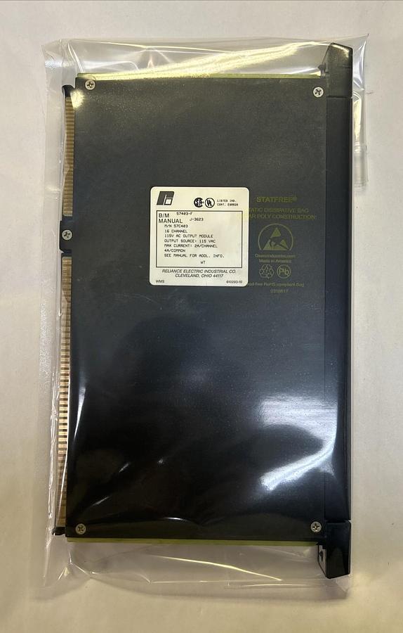 Used RELIANCE ELECTRIC,57C403,HIGH OUTPUT MODULE
