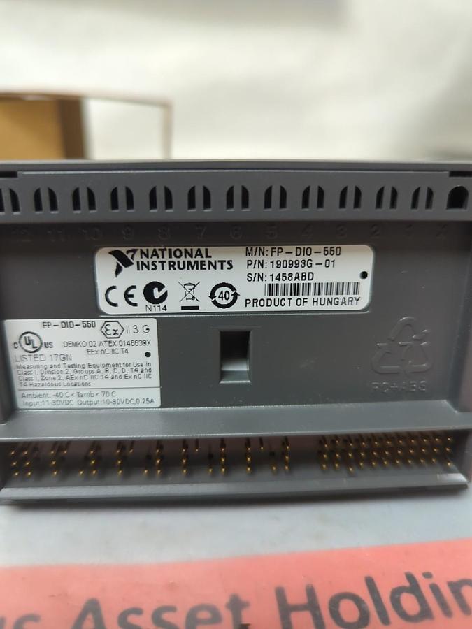 NATIONAL INTRUMENTS,777518-550,8-CHANNEL FIELD POINT DIGITAL MODULE FP-DIO-550